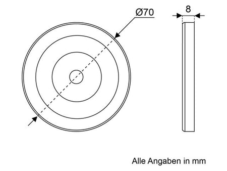 Downlight LED Ø 70 mm