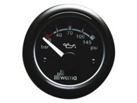 OIL PRESSURE WHITE BLACK 365PSI