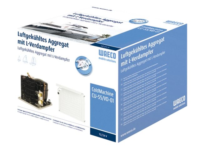 Komplet køleaggregat og fordamper CU-55 + VD-07