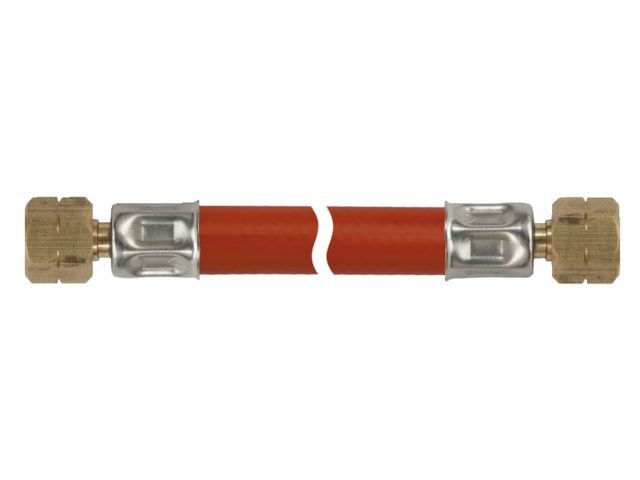 Gaslange 100cm ¼" venstregevind x ¼" venstregevind Arbejdstryk 20 bar