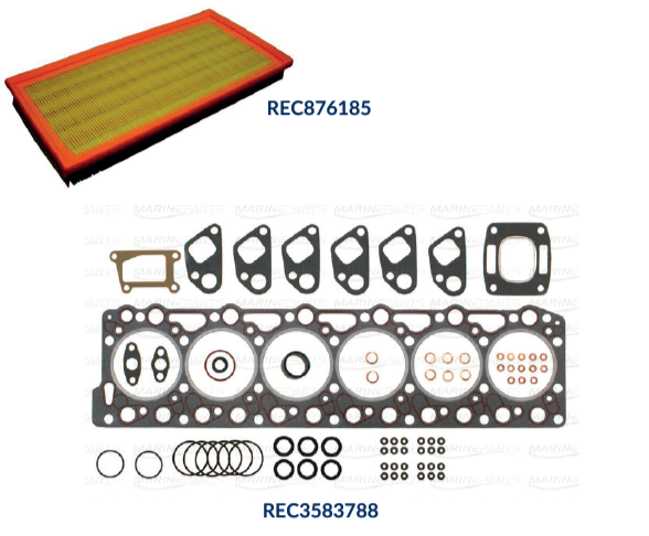 Reservedele til Volvo Penta motor KAD44P-A/PB/P-C, KAMD44P-A/P-B/P, KAD300A, KAMD300A