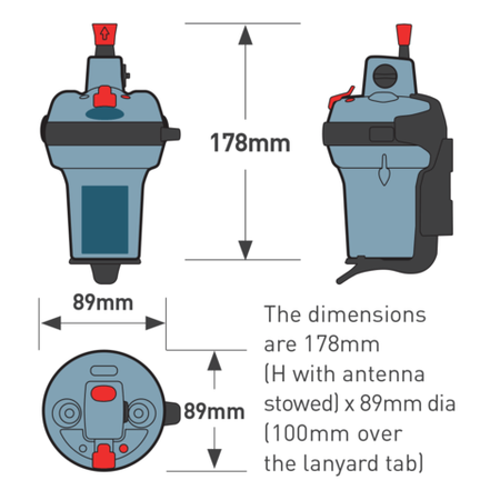 RescueME EPIRB1 Nødsender