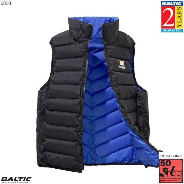 Flipper flydevest Unisex BALTIC 6830 sort-blå