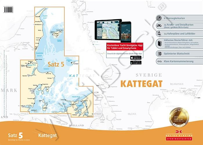 Søkort Sæt 5, Kattegat