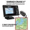 SIMRAD CRUISE 5" inkl.Kort