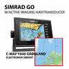 SIMRAD GO 7" 9" 12" m/ Active Imaging Hæktransducer