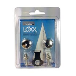 Loxx Blister mit 2 Stk. Druckknopf, Stift mit gev. 5mm x 10mm