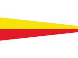 Signal flag Nr. 7 25 x 88 cm