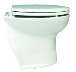 Jabsco Deluxe 14" toilet skrå bagkant - 12V/24V - Saltvand eller ferskvand