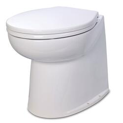 Jabsco Deluxe 14&quot; Toilette mit gerader Hinterkante, 12V/24V Salzwasser