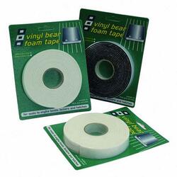 Psp vinyl foam tape svampegummi m/klæb sort 19x3mm 3 m