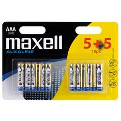 Maxell Alkaline AAA / LR 03 batterier - 10 stk.