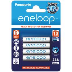 Panasonic eneloop AAA genopladelige batterier 750mah 4 stk.