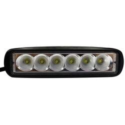 1852 LED dækslys 10-30V 30 Watt Flood 16 x 4,5 x 5,7 cm