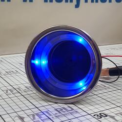 Getränkehalter aus Edelstahl mit LED-Licht