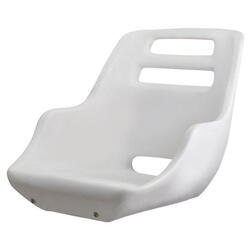 Atlantic Stuhl aus weißem Polyethylen B-49 x T-51 x H-43 cm