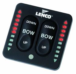 Lenco-Panel 12/24 V mit Anzeige/Retractor