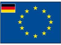 EUROPÄISCHE FLAGGE DEUTSCHLAND 50X75