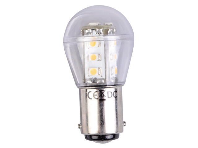 15 LED/SMD-Glühbirne BA15d