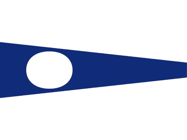 Signalflagge Nr. 2 25 x 88 cm