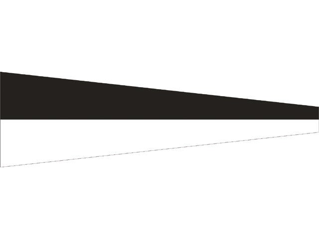 Signalflagge Nr. 6 25 x 88 cm
