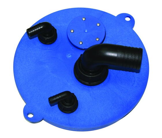 Inspektionsdeckel für Wassertank - blau