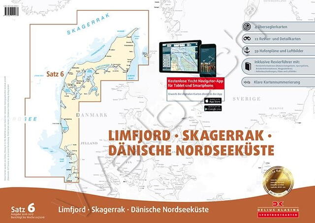 Kartenset 6, Limfjord - Skagerak