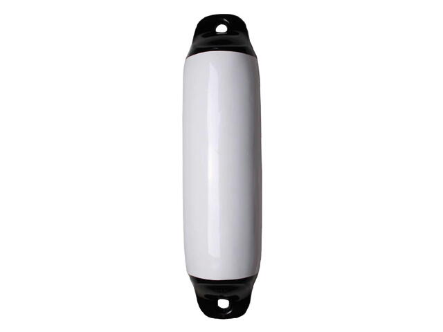 Zylinderfender Weiß mit schwarzem Oberteil. in mehreren Größen erhältlich.
