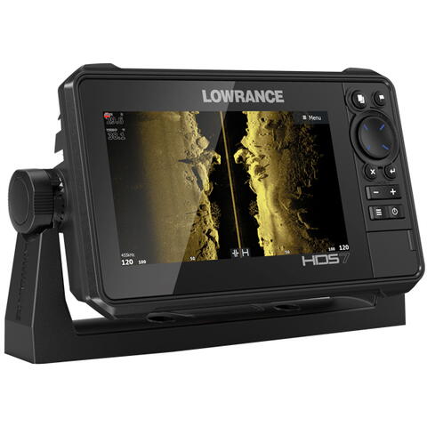 Lowrance HDS-7 LIVE mit 3-in-1-Wandler
