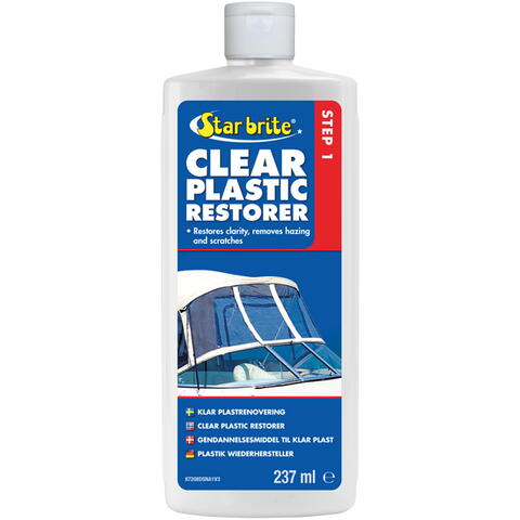 Star Brite Clear Plastic Restorer Schritt 1