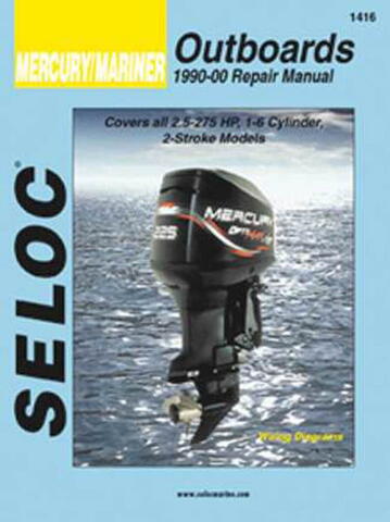 Reparationsmanual for Påhængsmotor MERCURY / MARINER 1990-2000