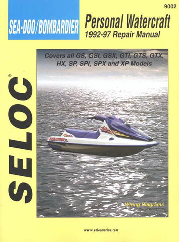 Reparaturhandbuch für Jetski SEA-DOO/ BOMBARDIER 1992-1997