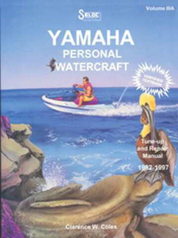 Reparationsmanual for YAMAHA Jetski 1992-1997 650-1200 Series.