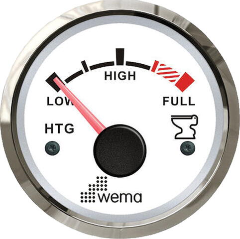 Wema NMEA2000 Silverline holdingtank instrument