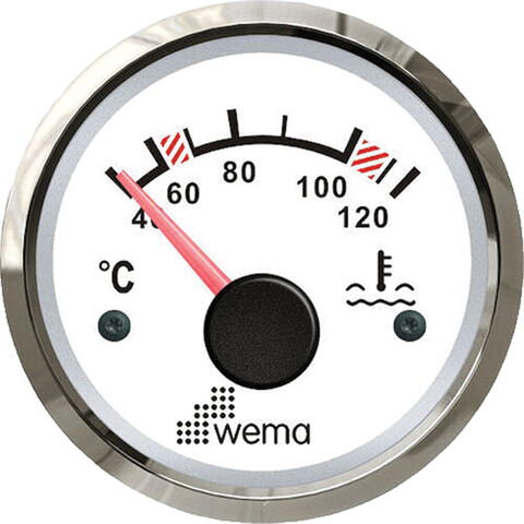 Wema NMEA2000 Silverline vandtemperatur instrument