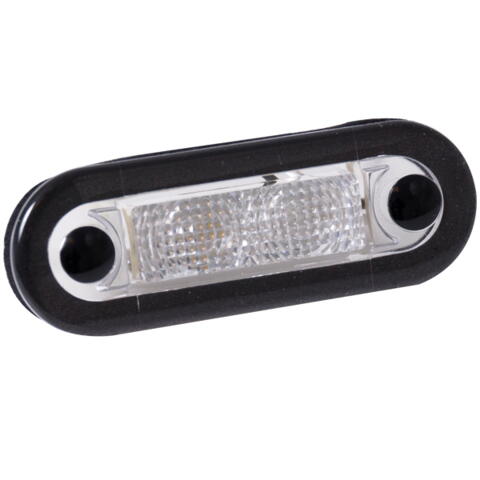 Hella LED-Einbauleuchte. 10–33 V, 0,5 W, 79 x 22 mm, blaues Licht