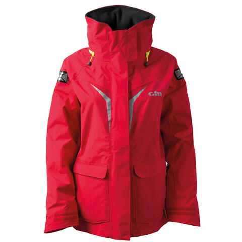 Gill os31jw Coastal Damenjacke, klar, rot, Größe 8