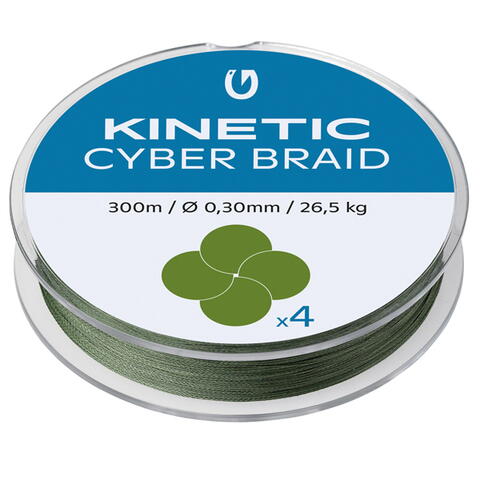 Kinetic Cyber Braid 4, 150 m 0,30 mm/26,5 kg