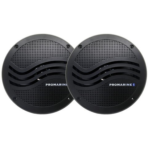Promarine Bluetooth-Lautsprecher schwarz Starterkit 6,5&quot; 150W
