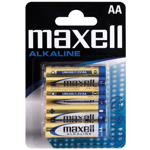 Maxell Alkaline AA / LR6-Batterien - 4 Stk.