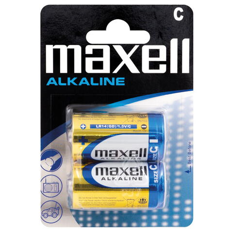 Maxell Alkaline C / LR14-Batterien - 2 Stk.