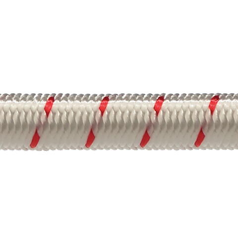 Robline elastik snor 3 mm Hvid/Rød 250 meter