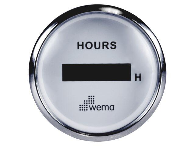 Wema Silverline Stundenzähler in LED 12/24 Volt