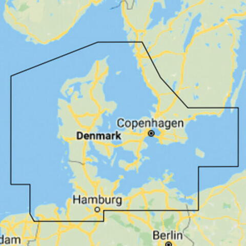 C-Karte Y205 Dänemark für Lowrance, Simrad &amp; B&amp;G
