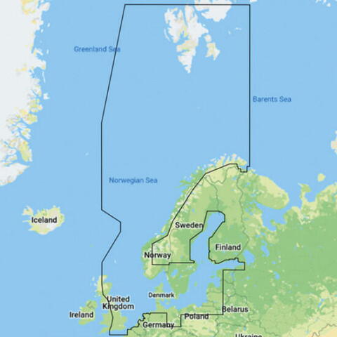 C-Map Y050 Skandinavien-Karte für Lowrance, Simrad und B&amp;G