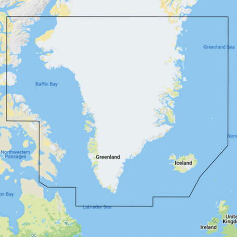 C-Map Y040 Grønland søkort til Lowrance, Simrad og B&G