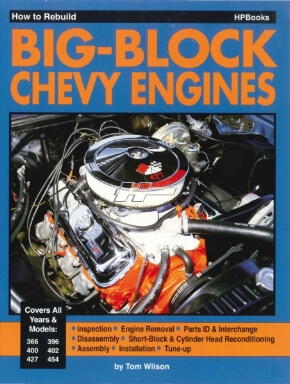 Reparaturbuch in Englisch für Chevrolet 366, 396, 400, 402, 427, 454
