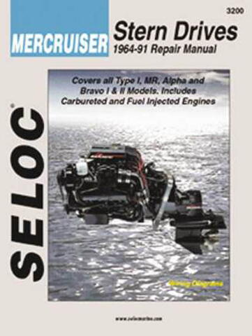Mercrusier 64-91 Innenbord-Reparaturhandbuch.