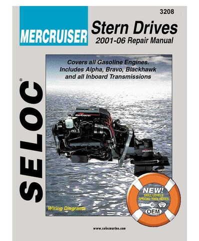 Mercrusier 2001–2006 Innenbord-Reparaturhandbuch