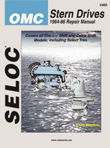 Reparaturhandbuch für Innenbordmotor OMC Ford GM, 4 Zylinder, V6- und V8-Motor 1964-1986